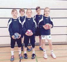 Kleine Berghandballer bei der Talentiade 2015