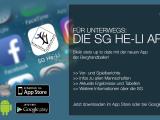 Für unterwegs: Die SG He-Li App