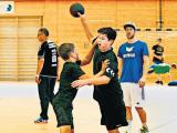 Mit dem Handball geht es steil bergauf