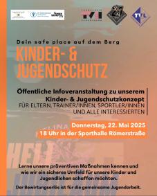 Infoveranstaltung Kinder- & Jugendschutzkonzept